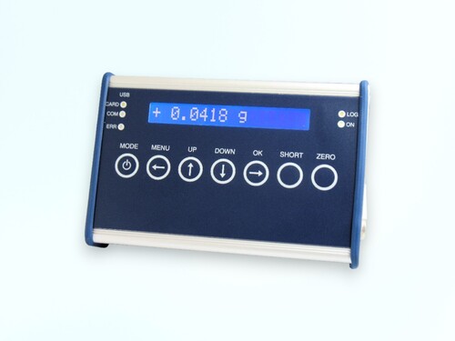 Measurement amplifier with display