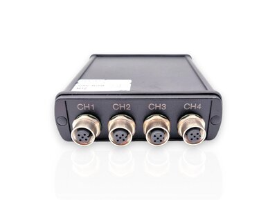 4-channel measurement amplifier with usb port for sensors with strain gages