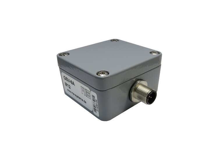 analog amplifier in aluminum housing for sensors with strain gauges. Analog output configurable; sampling frequency is 10Hz ... 25kHz, input sensitivity adjustable 0.1 mV / V ... 8 mV / V