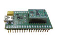 The Development Board serves to receive a GSV-6CPU module; The voltage supply and the communication is done via the USB port