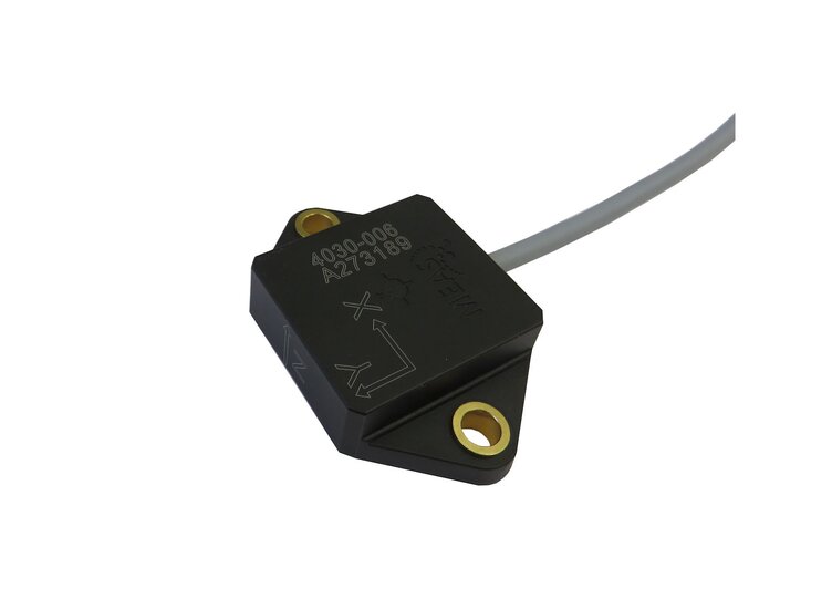 acceleration sensor, ±2 g/ ±6 g, 0 Hz...200 Hz, 70,5mm x 40mm x 15mm, 3m integral cable