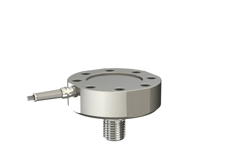 Force sensor for tensile force and compressive force with the measuring ranges  150 kN, 200kN