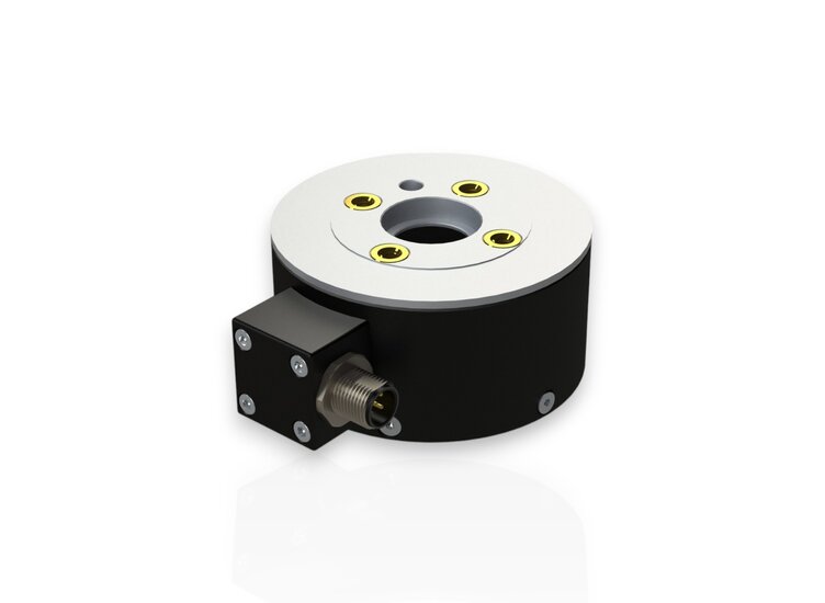 6-axis force- torque sensor with measuring range of 100N/10Nm in the dimensions of Ø 80 mm x 40 mm, with integrated elektronic GSV-6 CAN Bus. 6D Force sensor made in Germany order now directly at the manufacturer!
