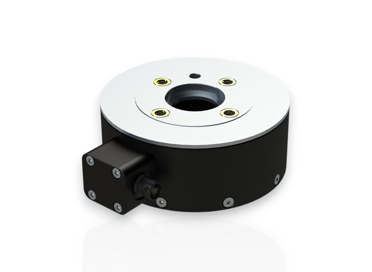 6-axis force- torque sensor with measuring range of 200N/20Nm, 600N/60Nm in the dimensions of Ø100mm x 40mm. 6D Force sensor made in Germany order now directly at the manufacturer!