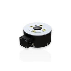 6-axis force- torque sensor with measuring range of 100N/10Nm, 300N/30Nm in the dimensions of Ø 80 mm x 40 mm. 6D Force sensor made in Germany order now directly at the manufacturer!