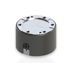 6-axis force- torque sensor with measuring range of 10kN/1kNm to 50kN/5kNm in the dimensions of Ø175mm x 110mm. 6D Force sensor made in Germany order now directly at the manufacturer!