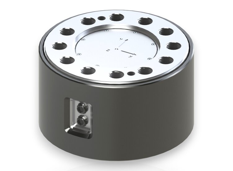 6-Achsen Kraft- Momentensensor; 400kN/40kNm; Genauigkeitsklasse 0.5, Ø300 mm x 175 mm;