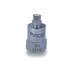 1-axis piezoelectric ICP accelerometer, axial, measuring range 500g, sensitivity 10 mV/g