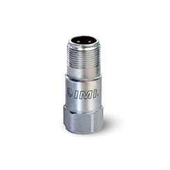 industrial low-cost vibration sensor, axial, measuring range 50g, sensitivity 100 mV/g, stainless steel