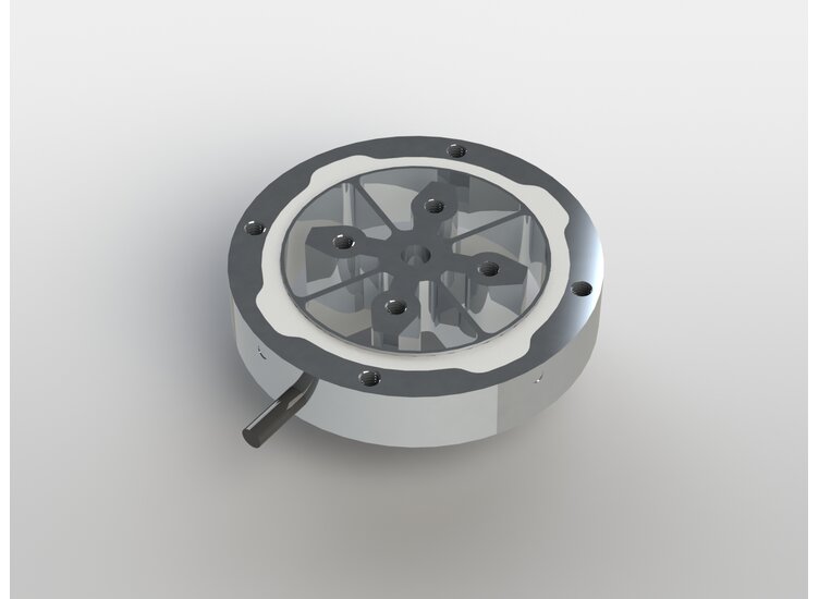 Torque sensor, 150 mNm ... 500mNm, accuracy class 0,1, Ø 50mm x 10mm 2m cable