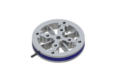 Torque sensor,  25mNm ... 1Nm, accuracy class 0,1; Ø 70mm x 10mm 2m cable