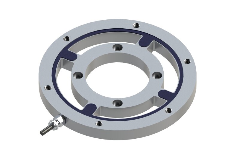 Torque sensor, 50 Nm ... 500 Nm, accuracy class 0,1; Ø170mm x 16mm, 5m cable