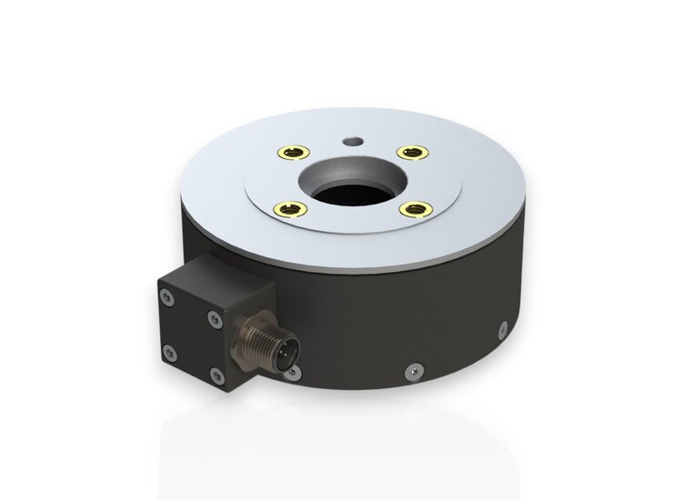 6-axis force- torque sensor with measuring range of 200N/20Nm, 600N/60Nm in the dimensions of Ø100mm x 40mm. 6D Force sensor made in Germany order now directly at the manufacturer!